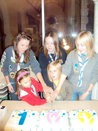 Celebrating  a century of Girlguiding