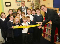 New chapter as author opens library