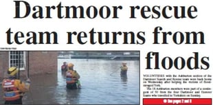 Dartmoor rescue team return from floods