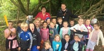 Enchanted magical outdoor learning experience for Kingsteignton school