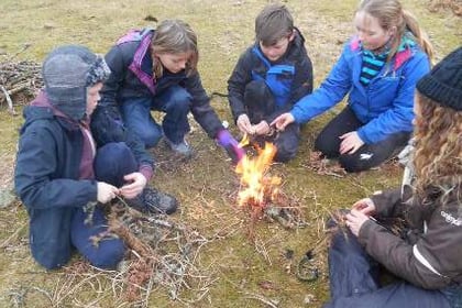 Moreton pupils learn survival skills