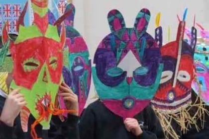 Buckfastleigh pupils rise to mask-making challenge