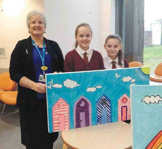 Rydon trio artwork brightens up hospital