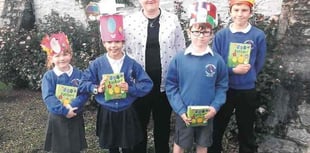 Judge has a difficut task judging St Mary’s pupils’ Easter bonnets