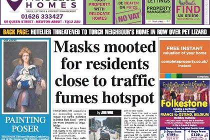 TEIGNMOUTH: Masks mooted for residents close to traffic fumes hotspot