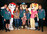 Cartoon canines Scouts’ special guests