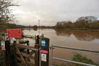 Flood alert warning for Teignbridge rivers 
