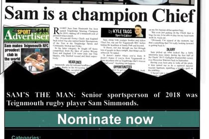 Sports awards nominations are now open