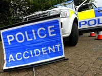 Young man cut free after two vehicle crash at Ashcombe