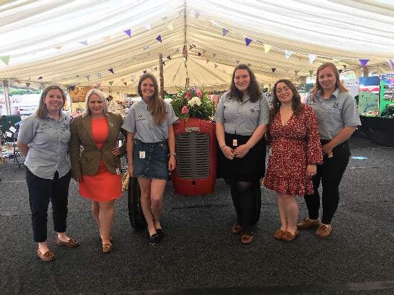 Amazing to be back at the Devon County Show say the team on the YFC stall