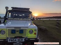 First light search for camper on moor