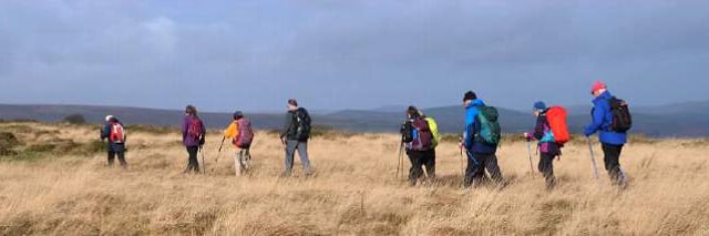 Newton Abbot Ramblers happy with fine weather at last