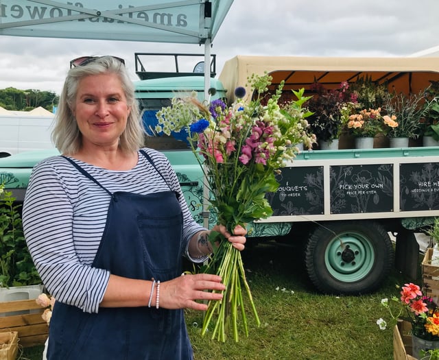 Flower farm blooms at Devon County Show