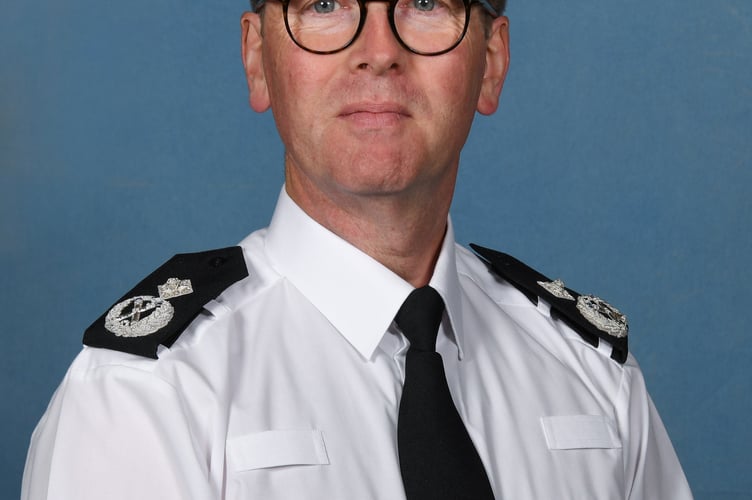 DCC Will Kerr OBE, new Devon and Cornwall chief constable.