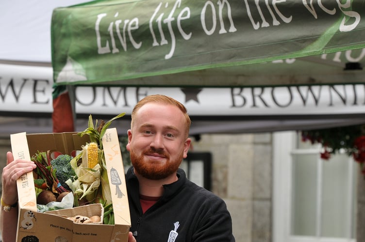 Photo: Steve Pope MDA030922K_SP010
Ashburton Food and Drink Festival. Living life on the veg -  Will Fricker from Riverford Farm
