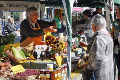 Teignmouth Farmers' Market is moving to the Den (for now)