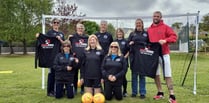 Dawlish walking football on the move