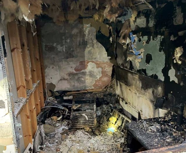 UPDATE: Bathroom destroyed in house blaze – picture