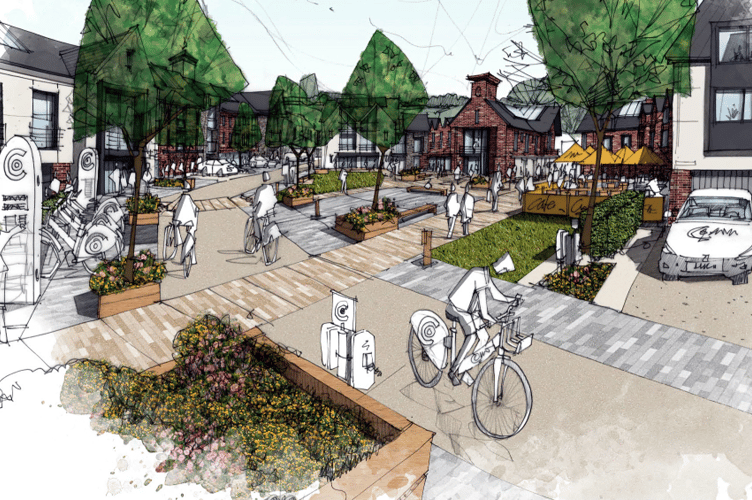 Farm Developments Ltd are behind the idea for a sustainable new low-carbon neighbourhood, providing homes, parks, workspaces, shops and large areas of green open space in Dawlish