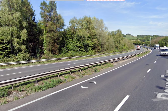 The A38 at Chudleigh.
Picture: Google Street View