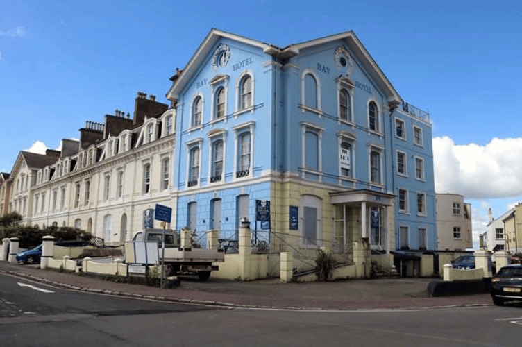 Former Bay Hotel in Teignmouth