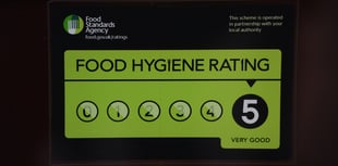 Food hygiene ratings given to two Teignbridge establishments