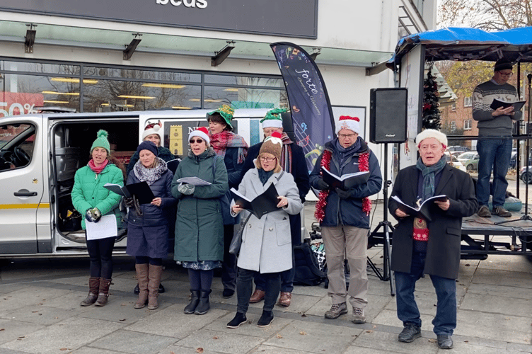 Dog friendly Christmas carol service in Newton Abbot