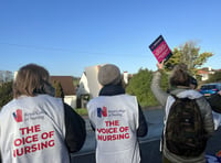 Nurses on strike today across Devon