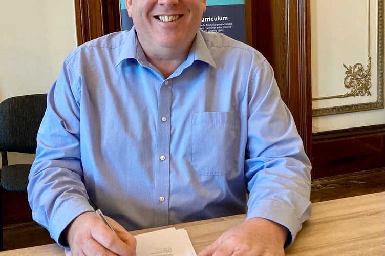 Mark Escott, co-founder of School for Inspiring Talents (based in Newton Abbot & Ashburton, working with children across the whole of South Devon)nhas received the BEM.
Picture: School for Inspiring Talents