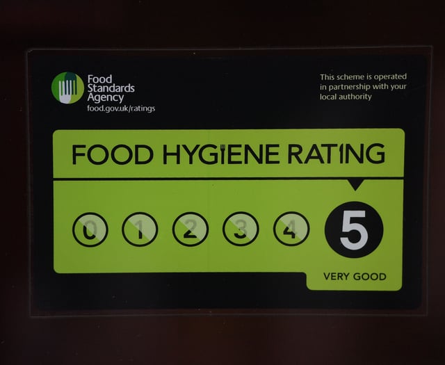 Good news as food hygiene ratings awarded to 10 Teignbridge establishments