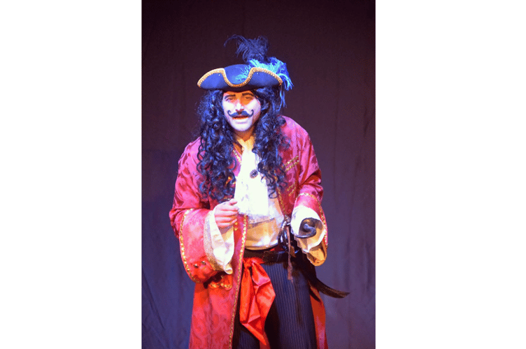 Chris Green as Captain Hook.