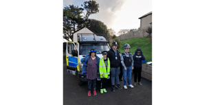 Hello hello, cops visit Oakwood Court pupils