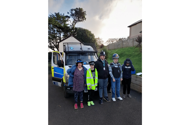 Oakwood Court Specialist College welcomed the police for a special day