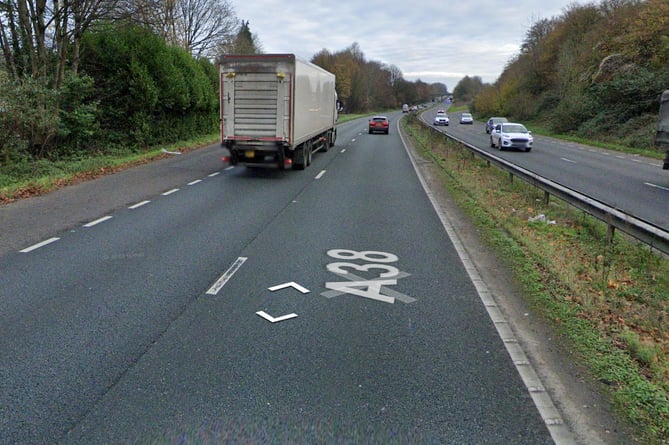 The A38 near Ashburton.
Picture: Google Street View