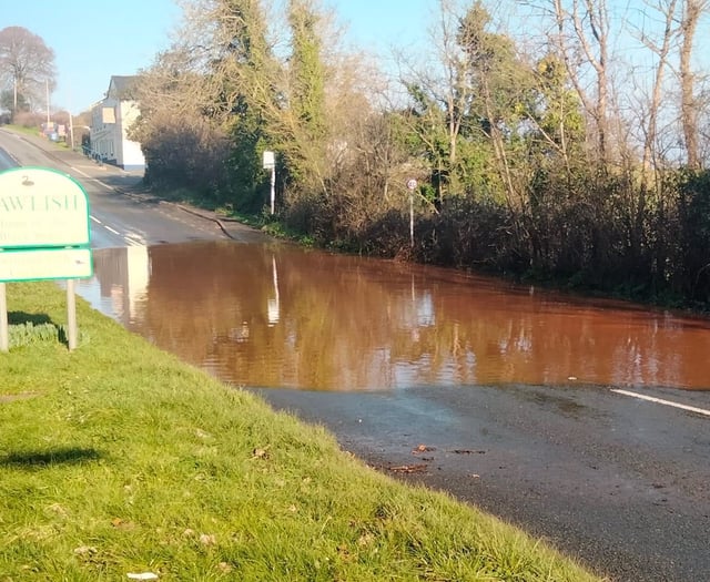 Burst water main caused 'chaos' between Teignmouth and Dawlish 