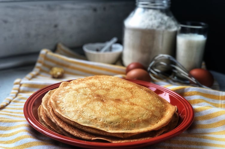 pancakes stock image