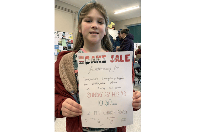 Bella inspires earthquake fundraisers