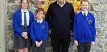 Chudleigh Knighton pupils quiz Minister