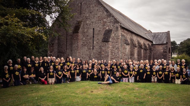 Devon Rock Choir Members took part in a filming project at Torre Abbey for a very special arrangement of ÔFix YouÕ by Coldplay.
Picture: Rock Choir (March 2023)
