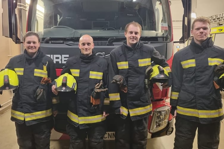 TEIGNMOUTH Firefighters will be taking part in this morningÕs Teignmouth Promenade Parkrun to raise awareness of Crew Manager Joab ForteÕs bid to tackle the London marathon next month.
Picture: Teignmouth Fire Station (April 2025)