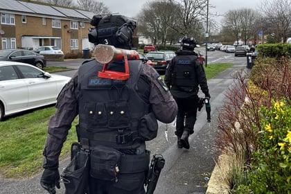 Cash suspected drugs and weapons removed from streets in police action