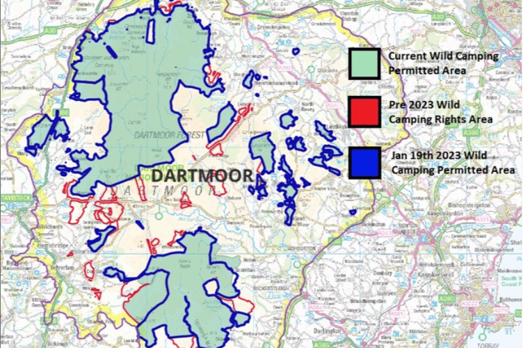 Map of camping