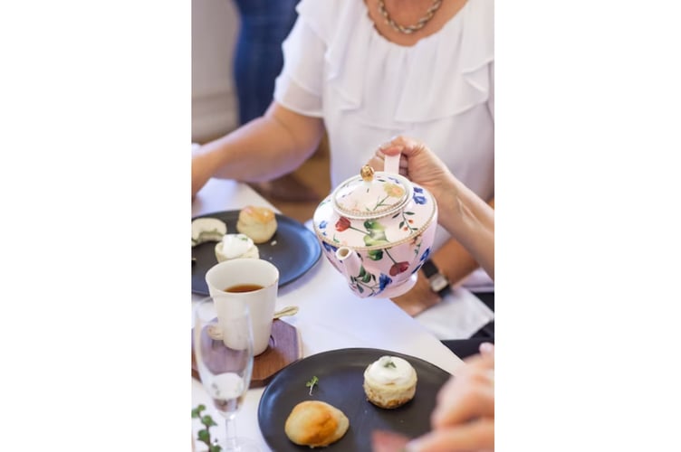 tea party stock image