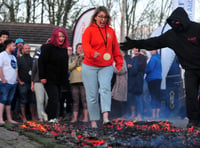 WATCH: Hot stuff this fire walking lark!