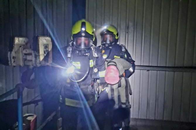 Buckfastleigh Fire Station Training Exercise