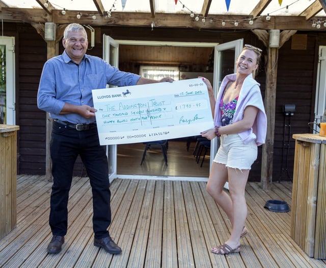 Ashcombe Hall fund hits £10k target