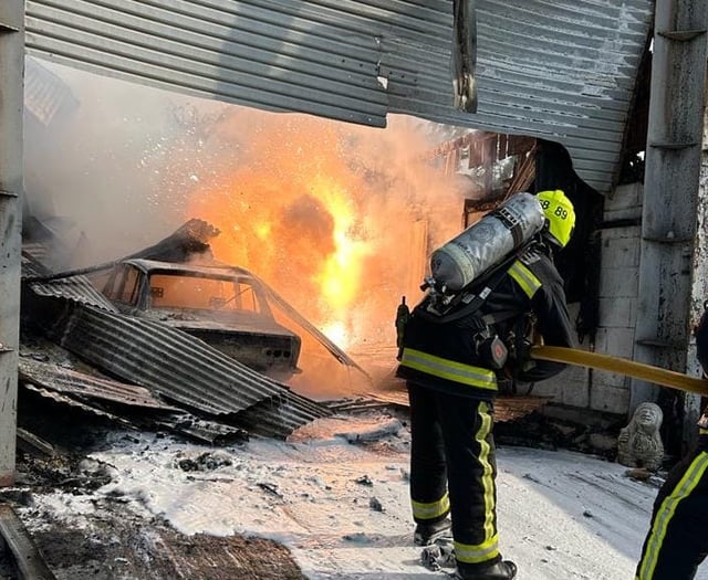 ICYMI: Fire station releases photos from blaze at industrial unit