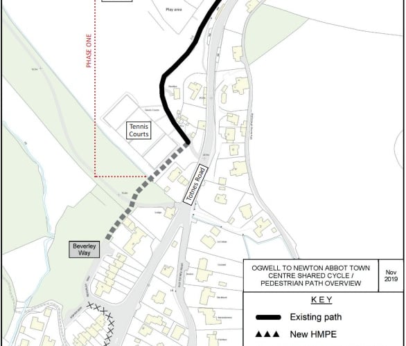 The Ogwell Strategic Link (Image: TDC)
May 2023