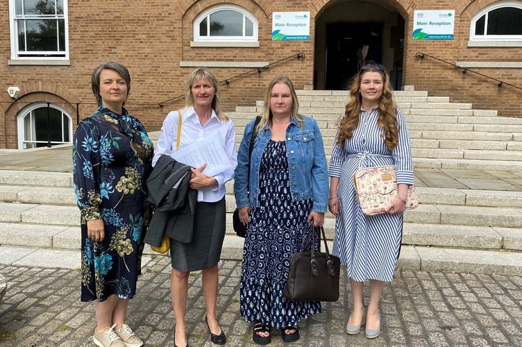 Parents of children with SEND who spoke at the children's scrutiny committee (Image: Ewan Murrie)
June 2023