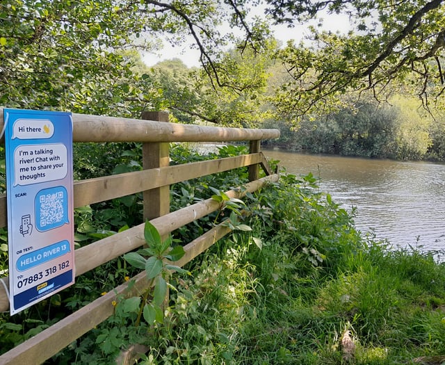 Mysterious signs along river Dart spell change for bathers